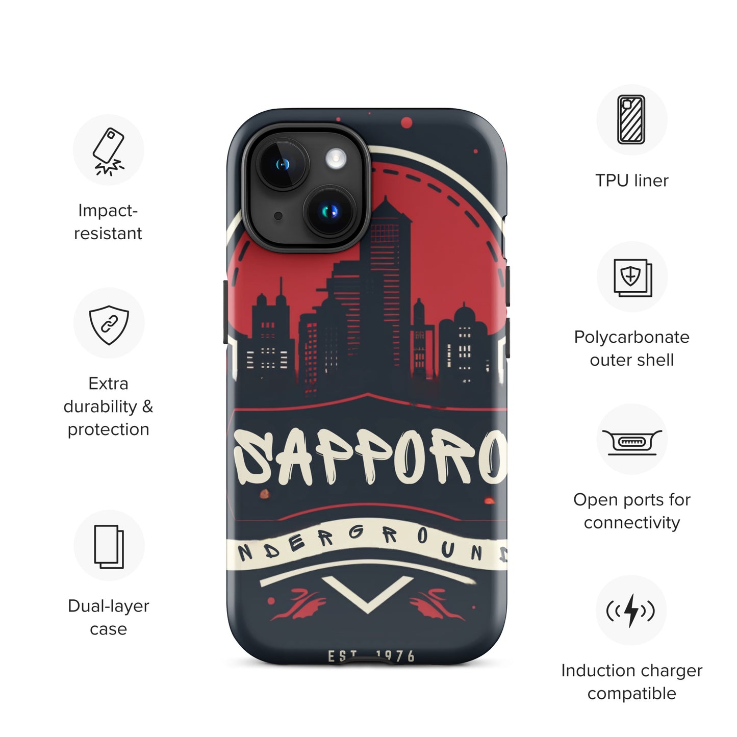 Tough Case for iPhone® - Sapporo Logo