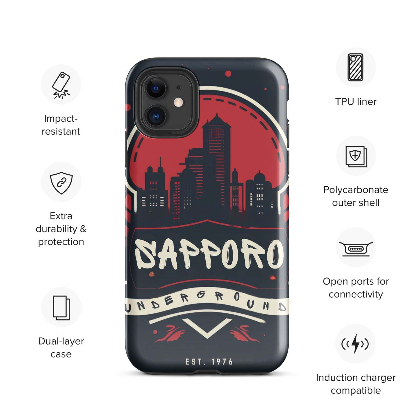 Tough Case for iPhone® - Sapporo Logo