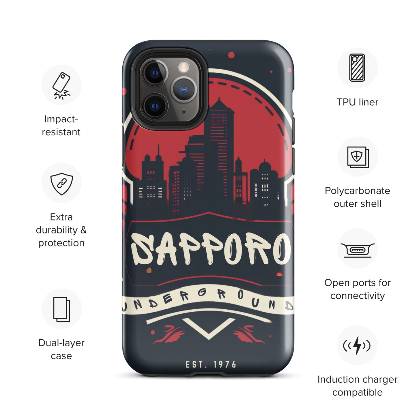 Tough Case for iPhone® - Sapporo Logo