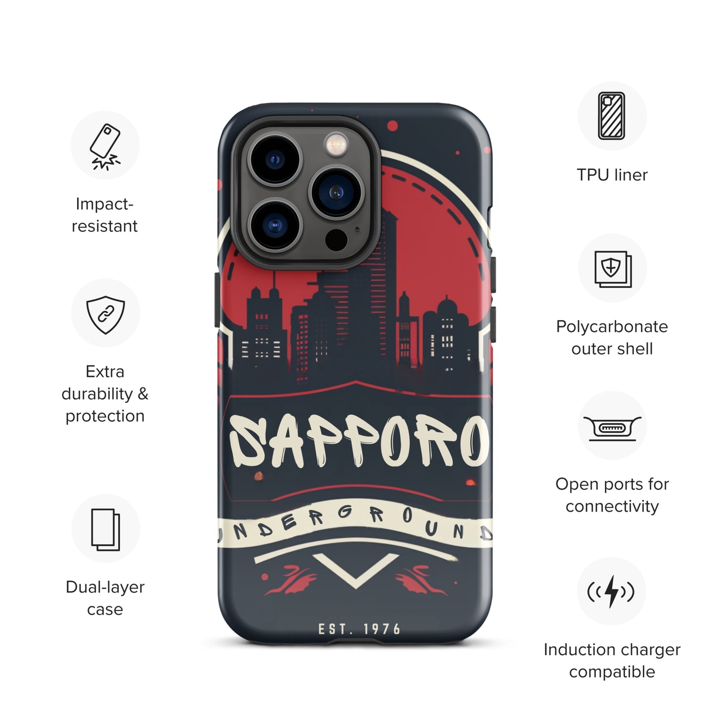 Tough Case for iPhone® - Sapporo Logo