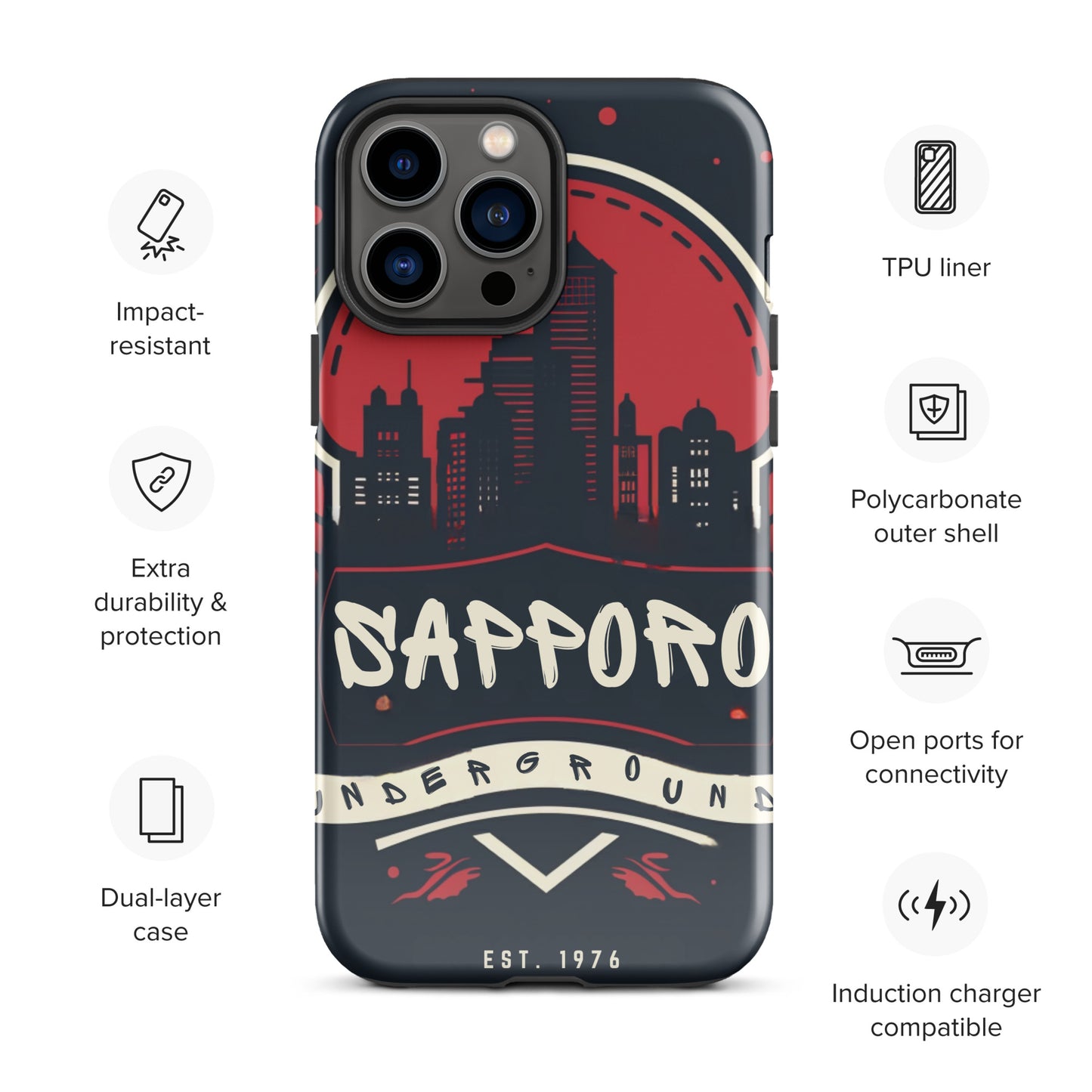 Tough Case for iPhone® - Sapporo Logo