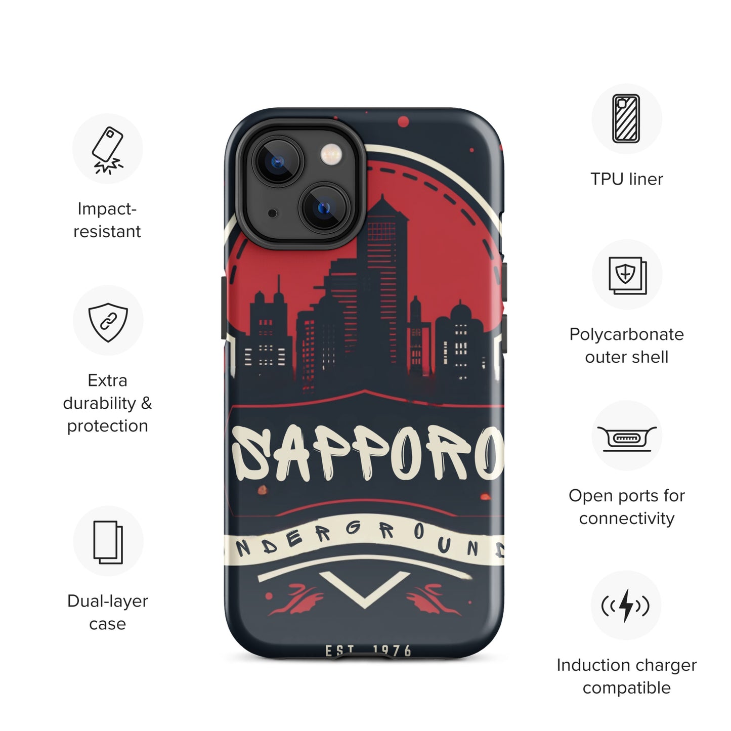 Tough Case for iPhone® - Sapporo Logo
