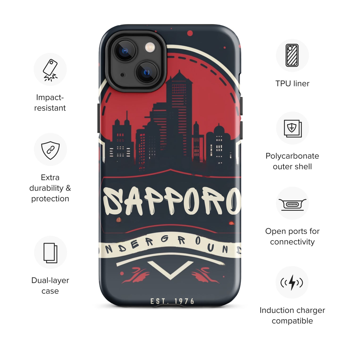 Tough Case for iPhone® - Sapporo Logo